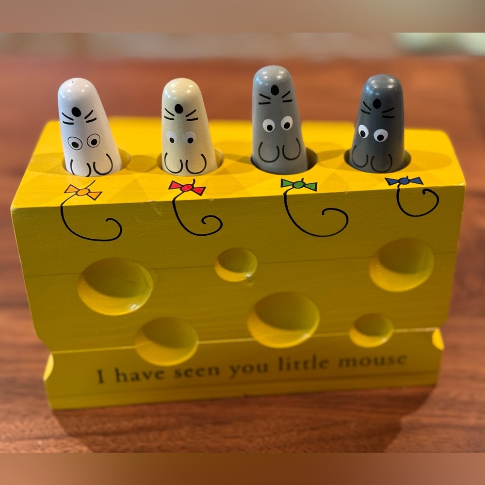 Yellow Cheese Block Mouse Game for Kids